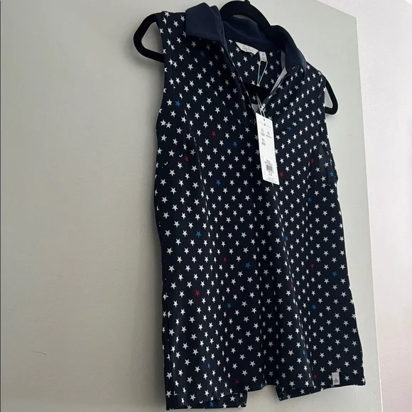 NWT Lady Hagen Midnight Star Sleeveless polo Top size Small - Picture 6 of 9